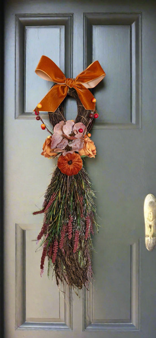 Autumnal door swag