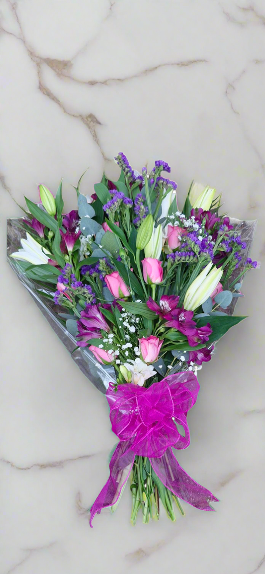 Pink & Purple Funeral Sheaf