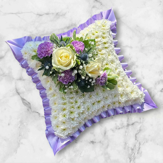 Funeral pillows tribute