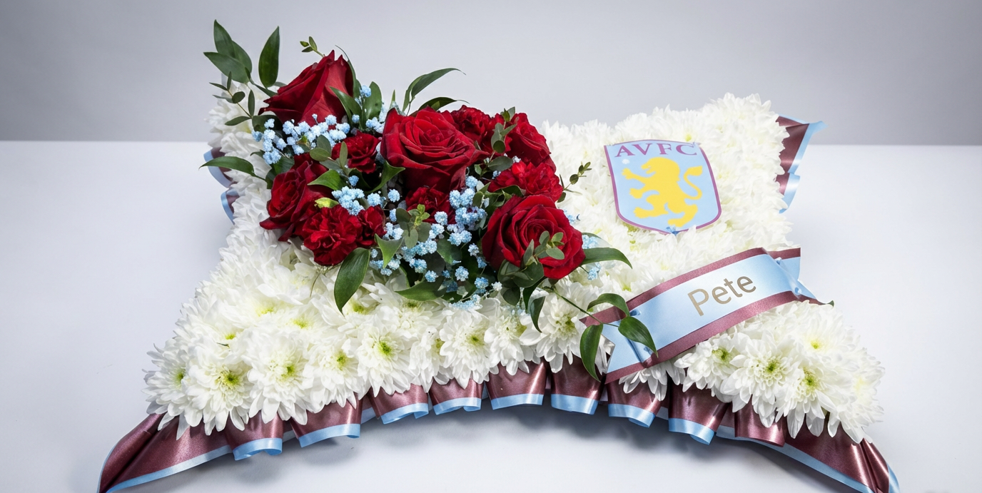 Football Theme 18" Pillow Tribute