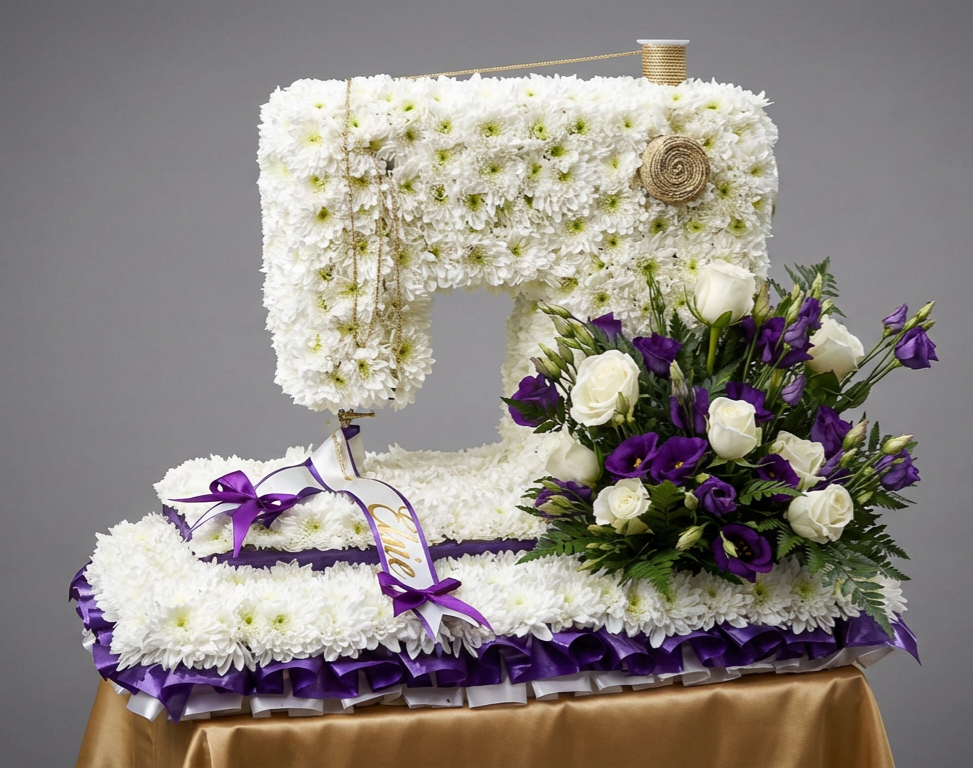 3D Sewing Machine Funeral Tribute