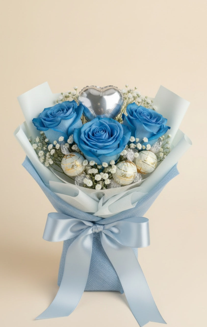 Midi Blue Rose & Lindts