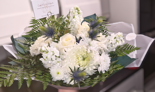 Serene sympathy bouquet