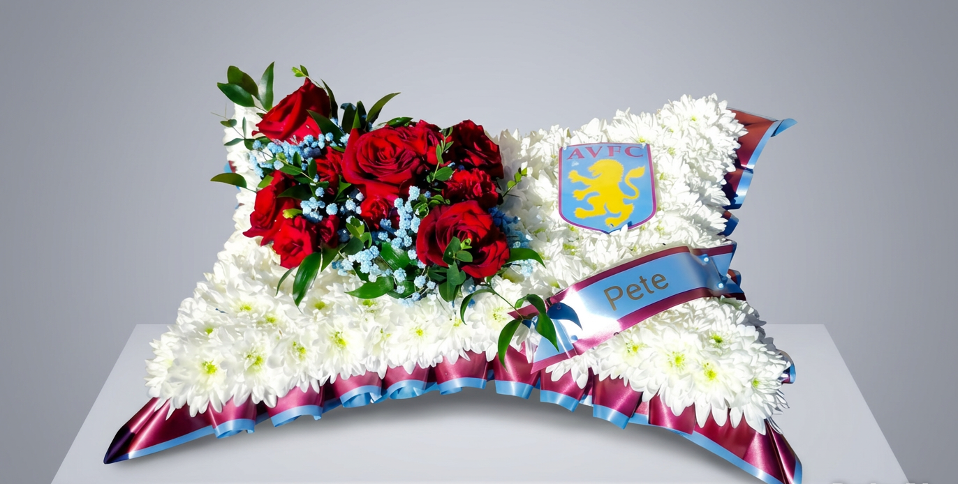 Football Theme 18" Pillow Tribute