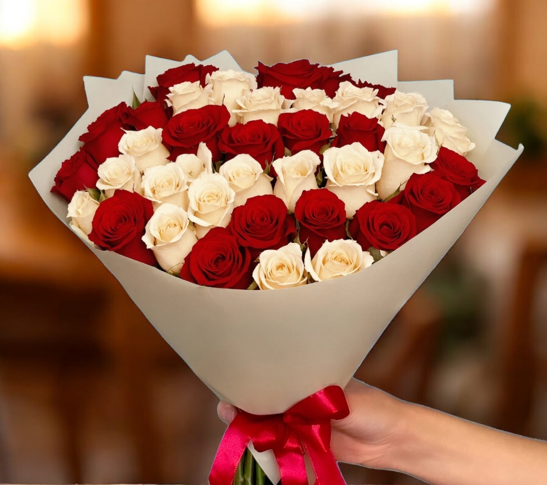 Red & White Luster