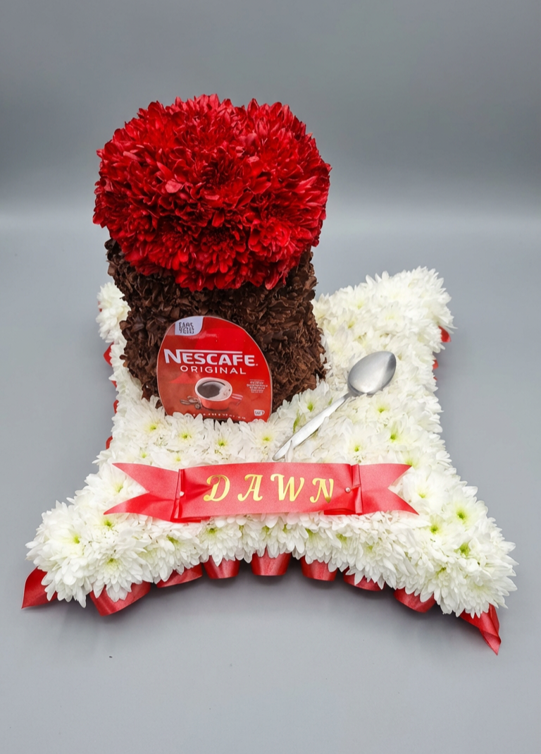 Bespoke Coffee Jar Funeral Tribute