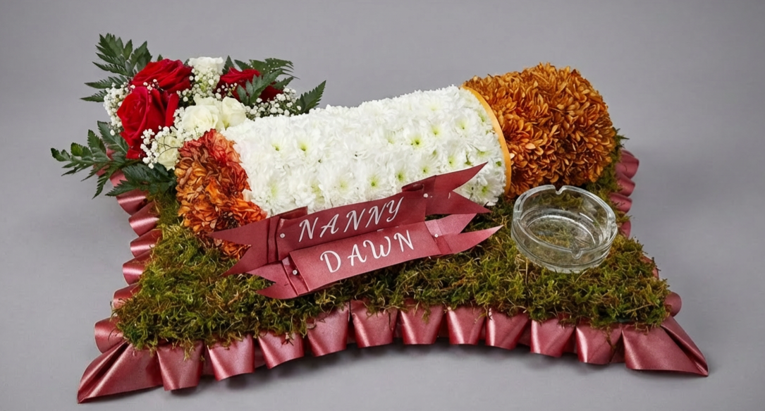 Bespoke Cigarette Funeral Tribute